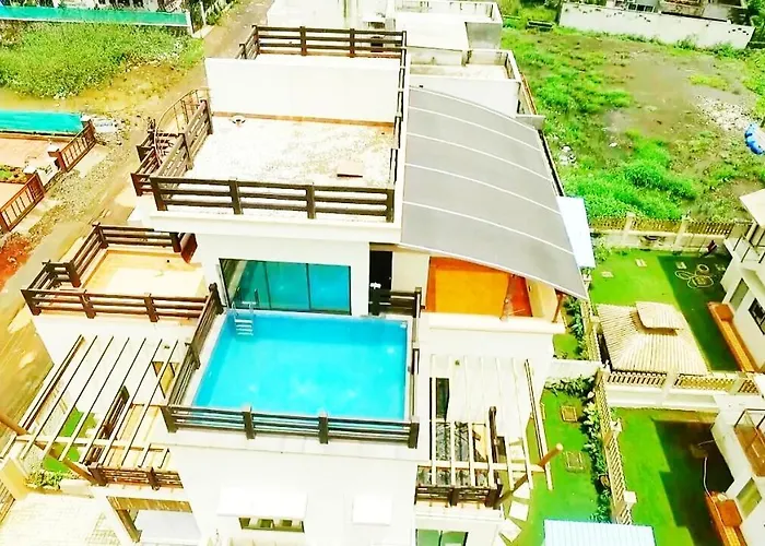 Glory Villa With Swimming Pool On Terrace 4Bhk
