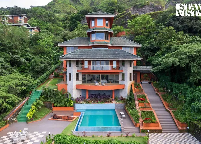 Stayvista At Airhill With Pool, Bonfire, Wifi
