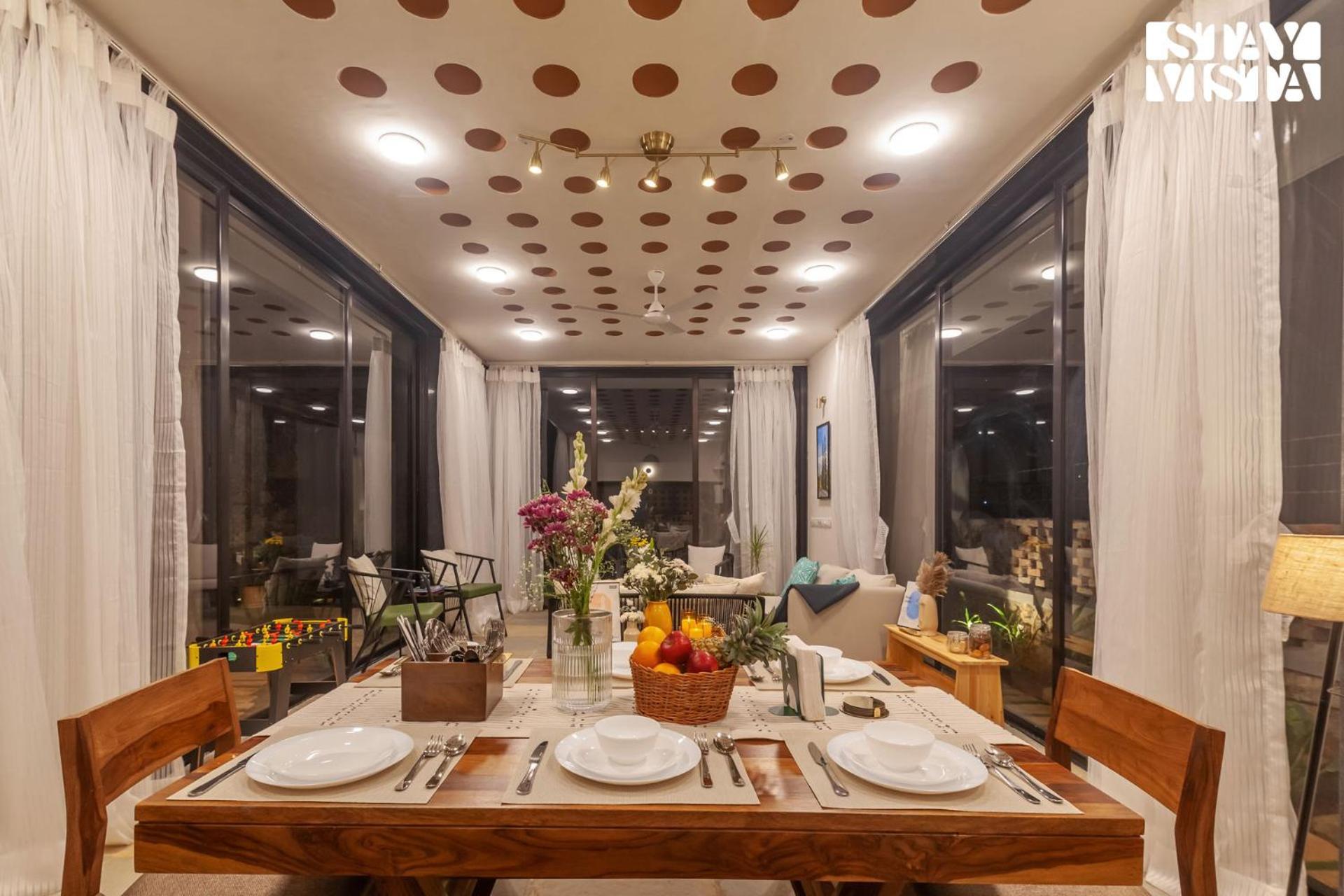 Villa Stayvista's Cobblestone - With Pool View & Indoor-outdoor Activities *