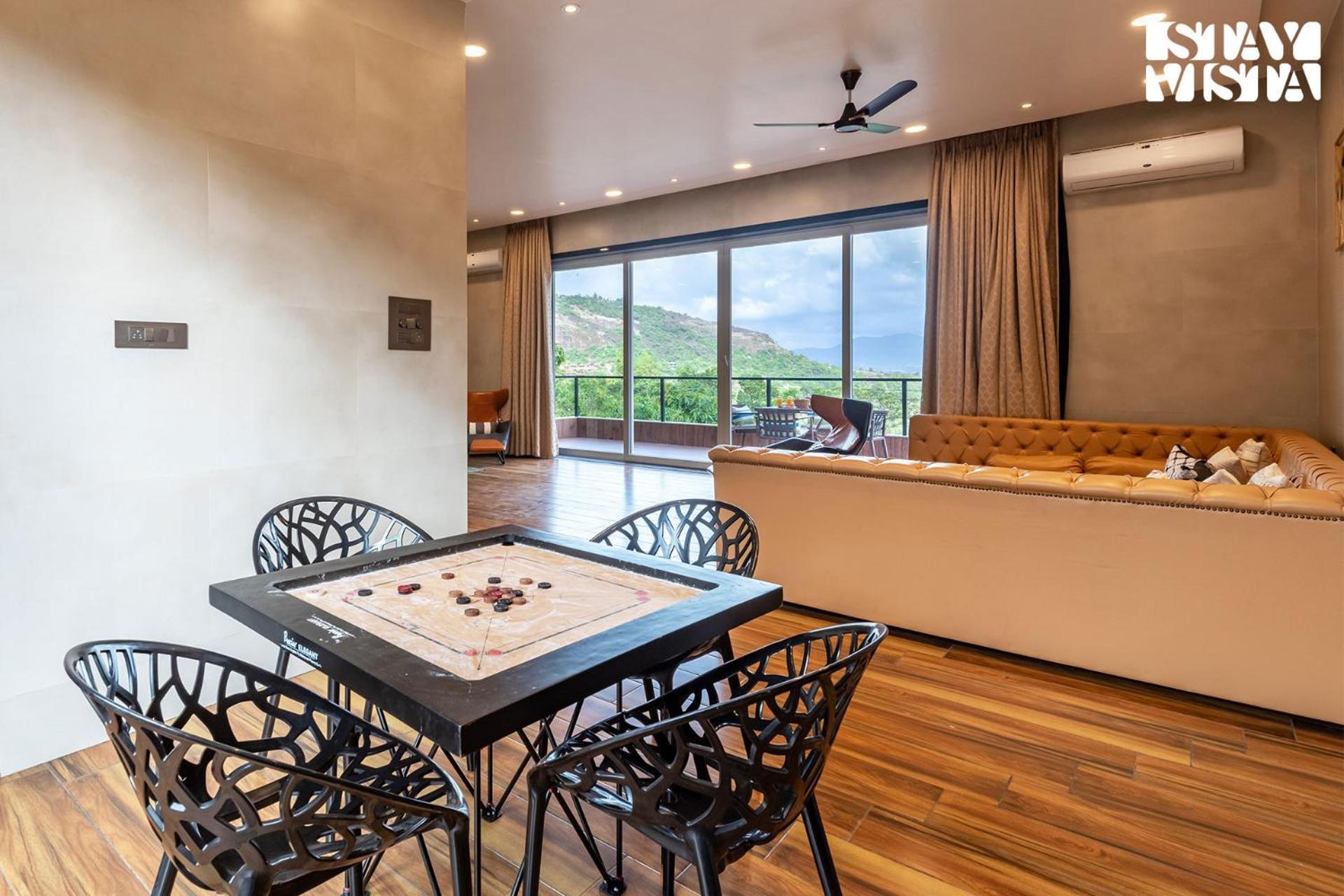 Stayvista At La Nirvana With Pool, Music Speaker & Indoor-outdoor Game Villa *