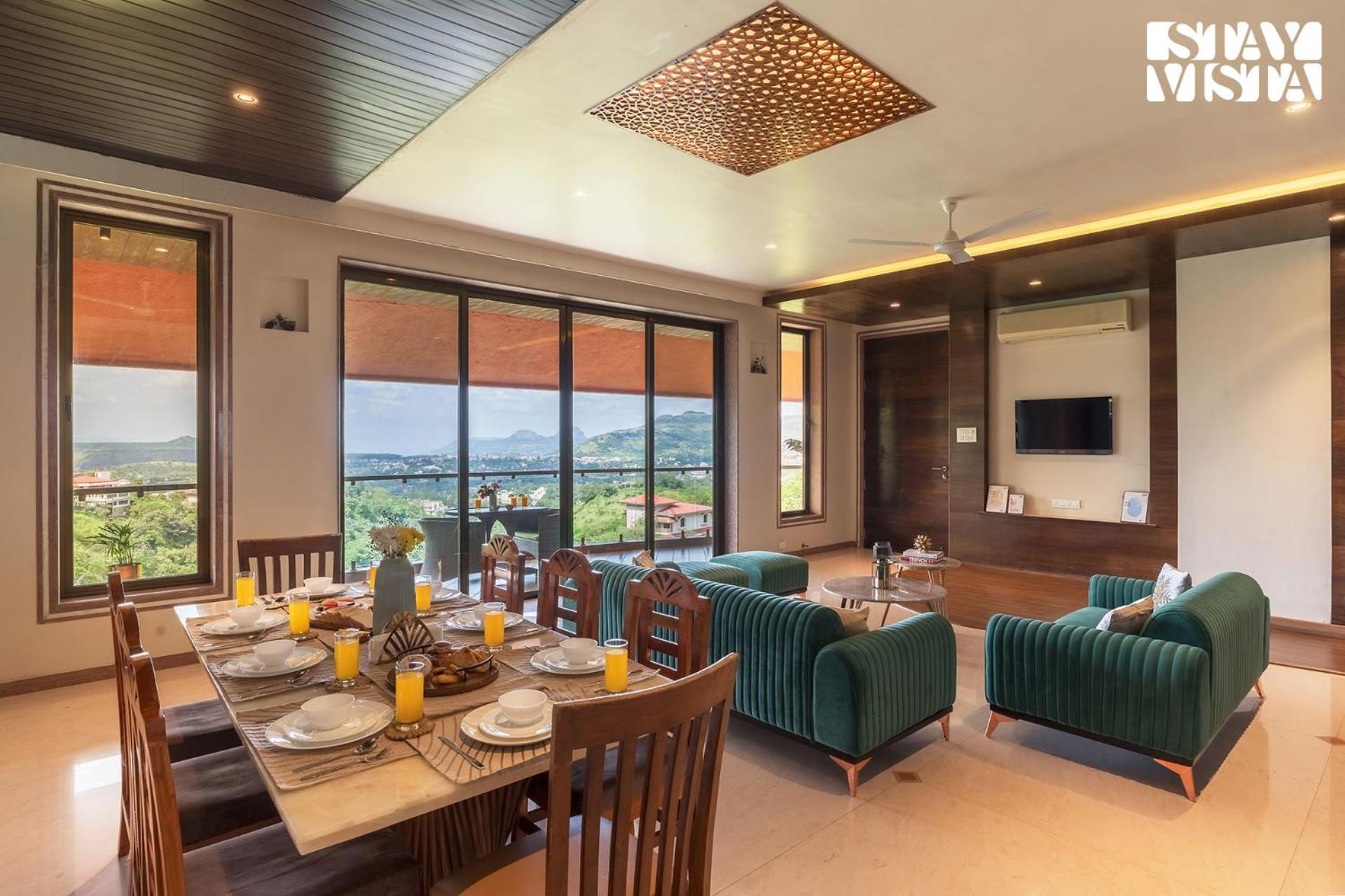 Stayvista At Airhill With Pool, Bonfire, Wifi