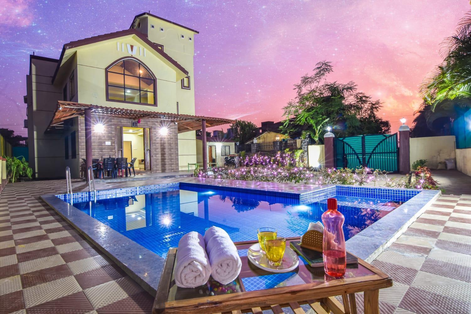 Cliff View With Huge Swimming Pool And Baby Pool