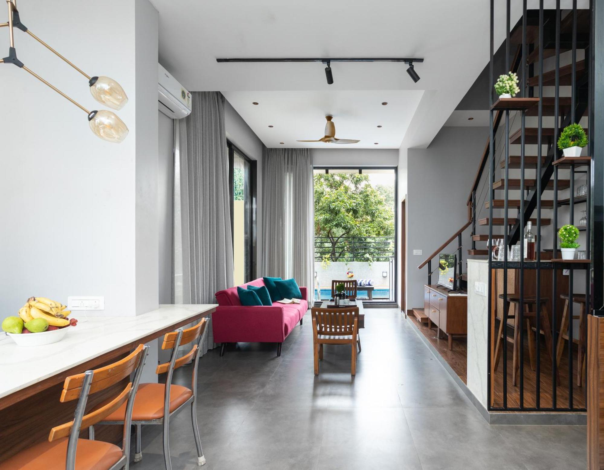 Apartment Seven Sands I Oak Wood I Pvt Pool - 2 Bhk Duplex *