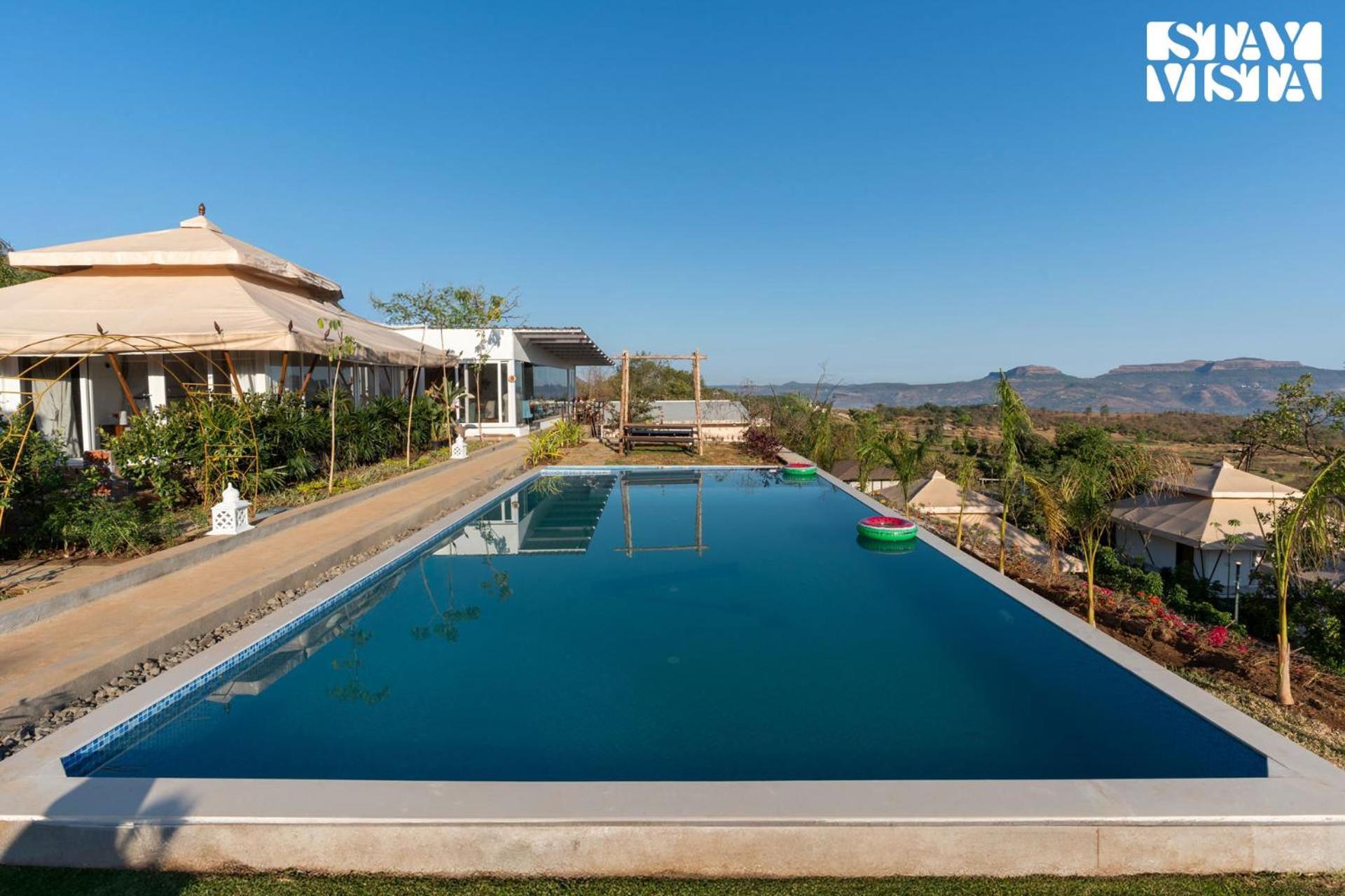 Stayvista At Vaana - Glamping Tents, Jacuzzi, Pool Villa